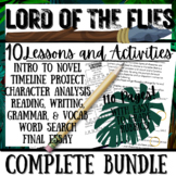 LORD OF THE FLIES Novel Study Unit Plan Bundle | Teaching 