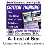 Critical Thinking Activities / Group Game: LOST AT SEA (Cr