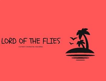 Preview of LOTF- Lord of the Flies (chapter summaries and activities) SPED