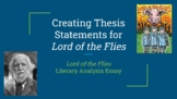 LOTF Writing Thesis Statements