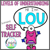 Self Assessment Tracker - Levels of Understanding - Editable