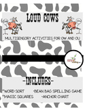 LOUD COWS-multisensory activities for ou and ow vowel team