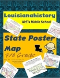 LOUISIANA - Poster Map Project