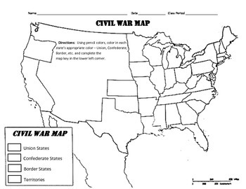 Lousiana Civil War Map By Mre S History Emporium Tpt