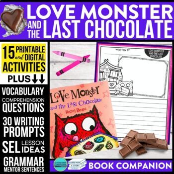 Preview of LOVE MONSTER AND THE LAST CHOCOLATE activities COMPREHENSION - Book Companion