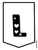 LOVE YOU A LATTE! Valentine's Day Bulletin Board Letters