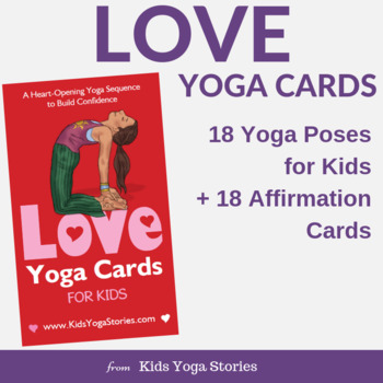 Preview of LOVE Yoga Cards for Kids