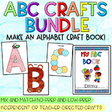 LOW PREP NO PREP ABC CRAFTS BUNDLE! Alphabet Craft Book