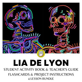 Preview of LOW PREP SKELETON HALLOWEEN ART PROJECT, ACTIVITY BOOK & LESSON PLANS