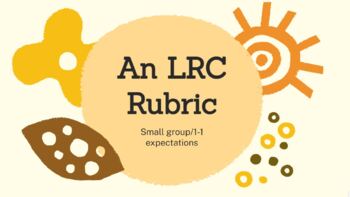 Preview of LRC:  Expectations Rubric