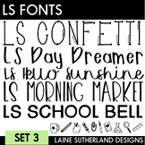 LS Fonts Set 3