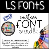 LS Fun Fonts for Spanish, French, German, and other European Languages