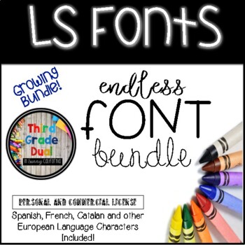 Preview of LS Fun Fonts for Spanish, French, German, and other European Languages