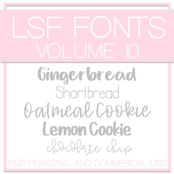 Preview of LSF Fonts Volume 10