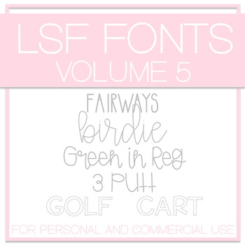 Preview of LSF Fonts - Volume 5