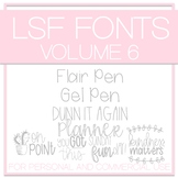 LSF Fonts - Volume 6