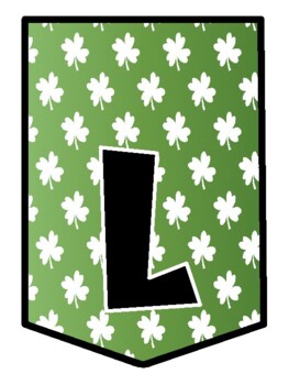 Preview of LUCKY AND WE GNOME IT! St. Patrick’s Day Bulletin Board Letters, Banner