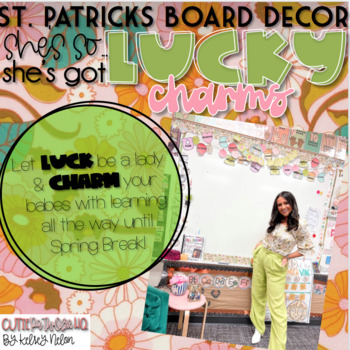 Preview of LUCKY Charms! {EDITABLE St. Patrick's Board Decor}