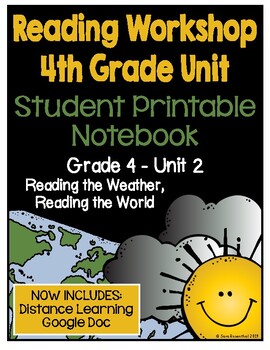 Preview of Lucy Reading Workshop: 4th Grade Notebook - Unit 2 - Distance Learning
