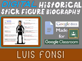LUIS FONSI Digital Historical Stick Figure Biographies  (M