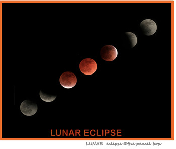 Preview of LUNAR ECLIPSE vocabulary & matching cards