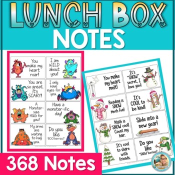 Preview of LUNCH BOX Notes for Kindergarten and 1st Grade