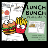 LUNCH BUNCH PLACEMATS | LUNCH WITH THE TEACHER PLACEMATS