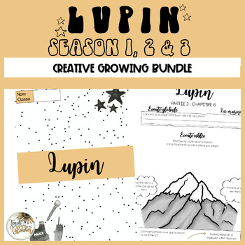 Preview of LUPIN SEASON 1-3 | worksheets and interactive activities