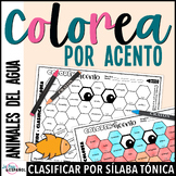 La Acentuación Colorea por Acento | Spanish Accents Worksh