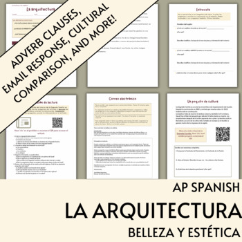 Preview of La Arquitectura - Belleza y Estética - AP Spanish Unit 3