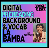 La Bamba Short Story by Gary Soto Digital Introduction and