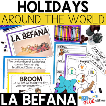 Preview of La Befana Unit | Holiday Around the World Preschool through Second Grade