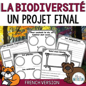 Preview of La Biodiversité: Un Projet Final