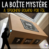 French speaking activity for oral communication La Boite Mystère