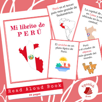 Preview of "Mi librito de Perú" - Read Aloud Book about Peru in Spanish | Spanish Doses