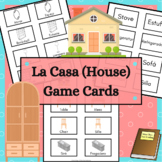 La Casa House Spanish English Matching Game Cards for Memo