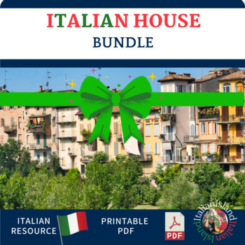 Preview of La Casa Italian Home Vocabulary Bundle