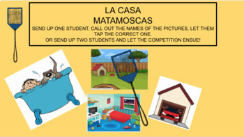 Preview of La Casa Matamoscas (The House Flyswatter activity)