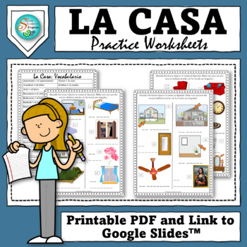 La Casa: The House Spanish Worksheets by The Spanish Resource Engine