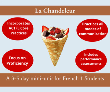 Preview of La Chandeleur: A proficiency-based mini-unit for French 1 Students