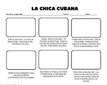 Preview of La Chica Cubana