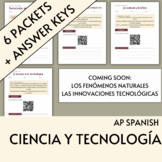 GROWING BUNDLE La Ciencia y La Tecnología Full Tema Packet