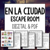 La Ciudad Escape Room Spanish Vocabulary activity