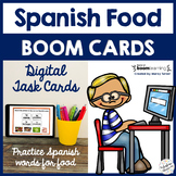 La Comida Food in Spanish Vocabulary Practice | Boom Cards