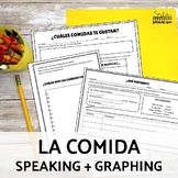 La Comida Food in Spanish Speaking and Writing Activities 