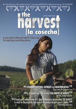 Preview of La Cosecha Movie Guides in ENGLISH & SPANISH Documentary Questions