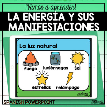 Preview of La Energía y sus manifestaciones | Forms of Energy Spanish PowerPoint