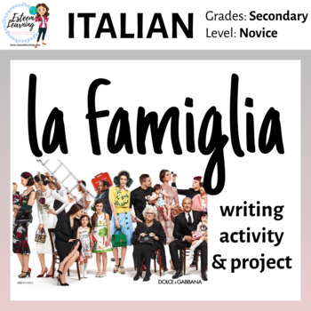 Preview of La Famiglia Activities
