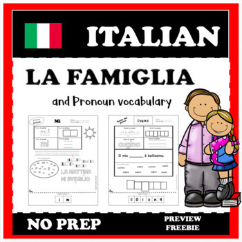 Vocabolario Illustrato della Famiglia (teacher made)