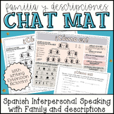 ¿Cómo es tu familia? Chat Mat Spanish, Descriptions, Spani